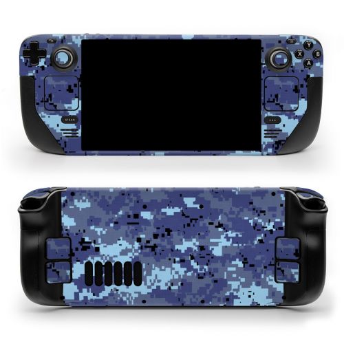 Digital Sky Camo Valve Steam Deck Skin