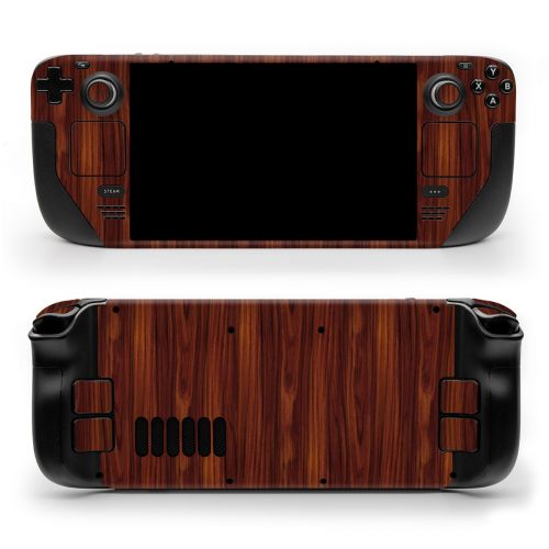 Dark Rosewood Valve Steam Deck Skin