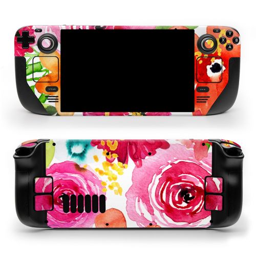 Floral Pop Valve Steam Deck Skin