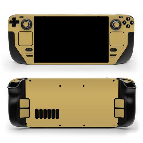 Solid State Mustard Valve Steam Deck Skin
