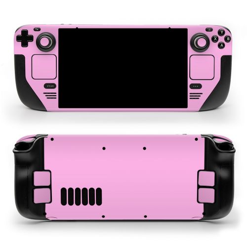 Solid State Pink Valve Steam Deck Skin