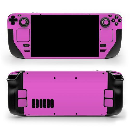 Solid State Vibrant Pink Valve Steam Deck Skin
