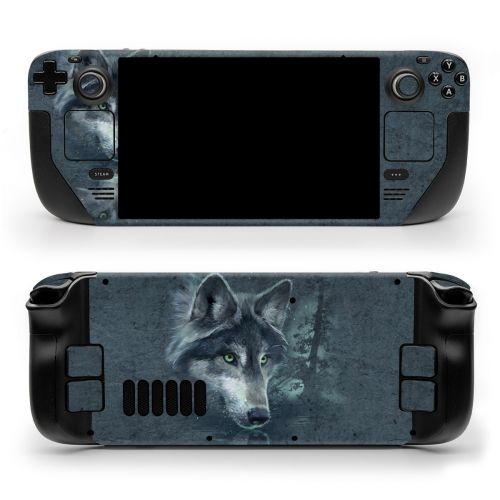 Wolf Reflection Valve Steam Deck Skin