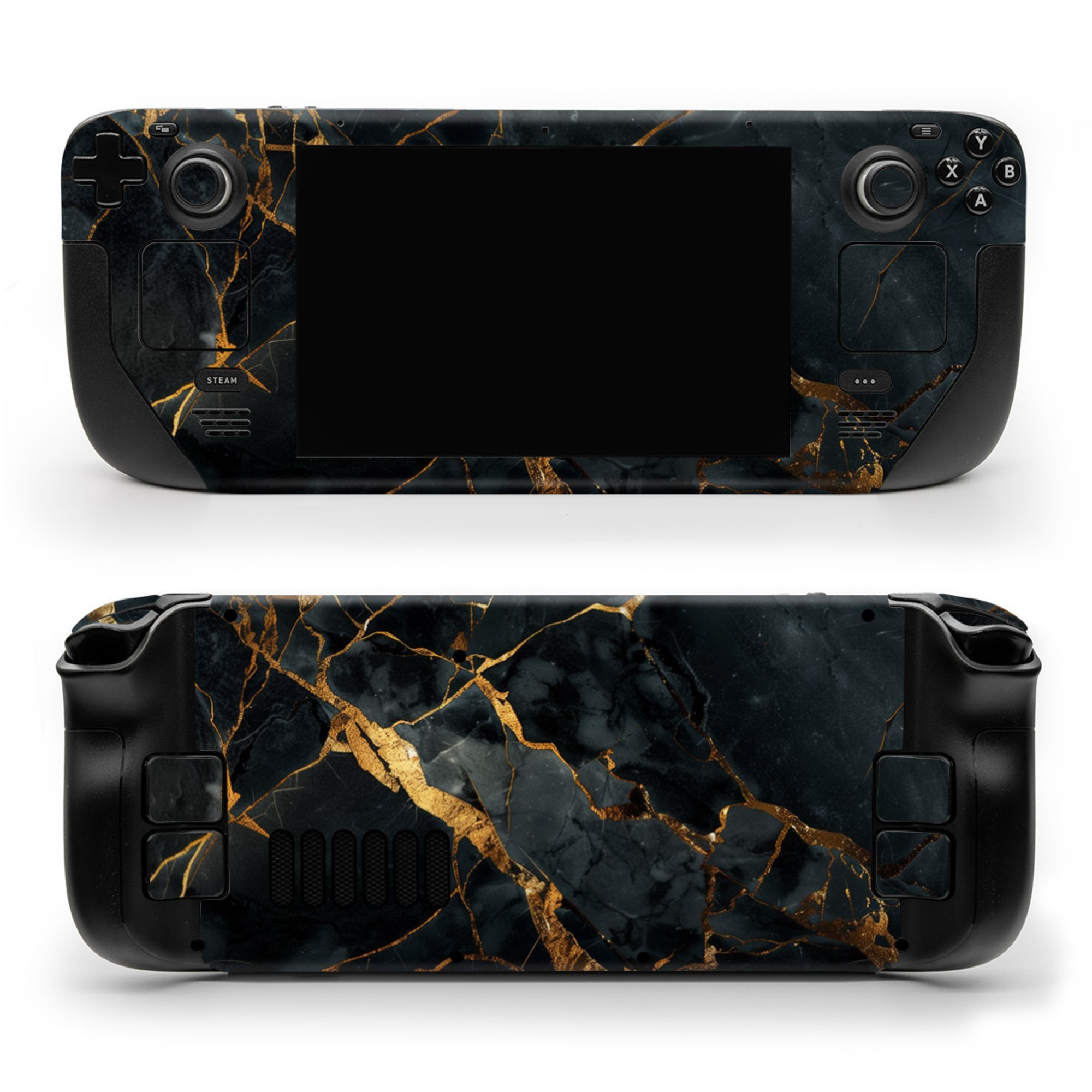 Valve Steam Deck Skin design of Atmosphere, Twig, World, Branch, Vegetation, Wood, Rectangle, Landscape, Slope, Geological phenomenon, with black, brown, yellow, gray, white colors