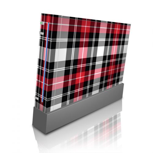 Red Plaid Wii Skin