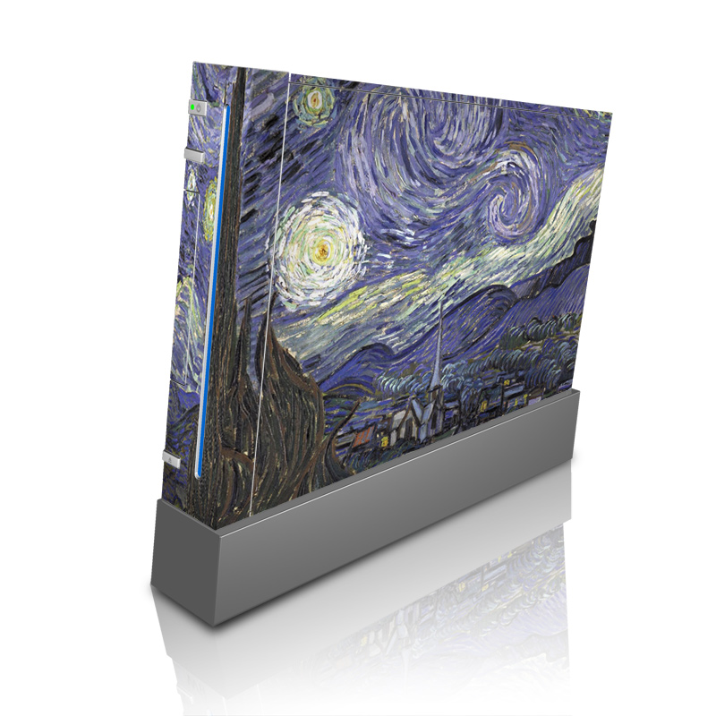 Wii Skin design of Painting, Purple, Art, Tree, Illustration, Organism, Watercolor paint, Space, Modern art, Plant, with gray, black, blue, green colors