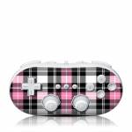 Pink Plaid Wii Classic Controller Skin