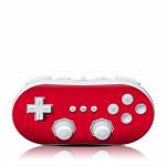 Solid State Red Wii Classic Controller Skin