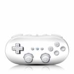 Solid State White Wii Classic Controller Skin