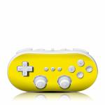 Solid State Yellow Wii Classic Controller Skin