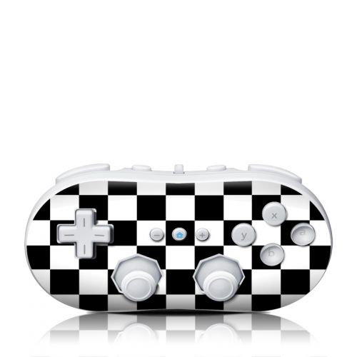 Checkers Wii Classic Controller Skin