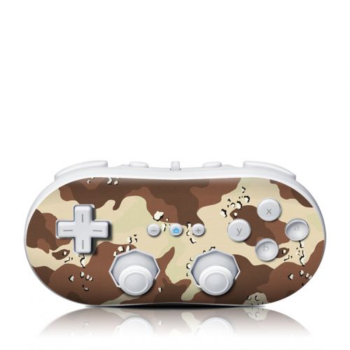 Desert Camo Wii Classic Controller Skin