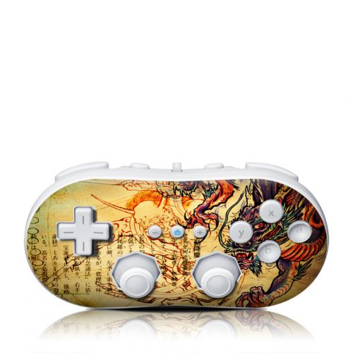 Dragon Legend Wii Classic Controller Skin