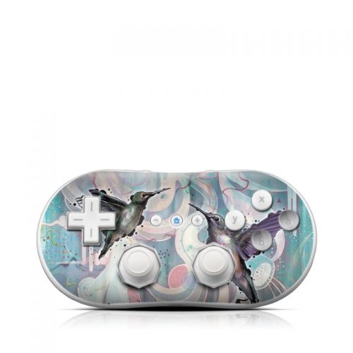 Hummingbirds Wii Classic Controller Skin