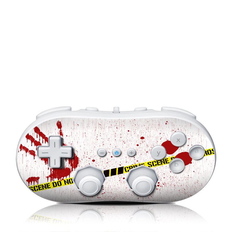 Wii Classic Controller Skin design of Text, Font, Red, Graphic design, Logo, Graphics, Brand, Banner, with white, red, yellow, black colors