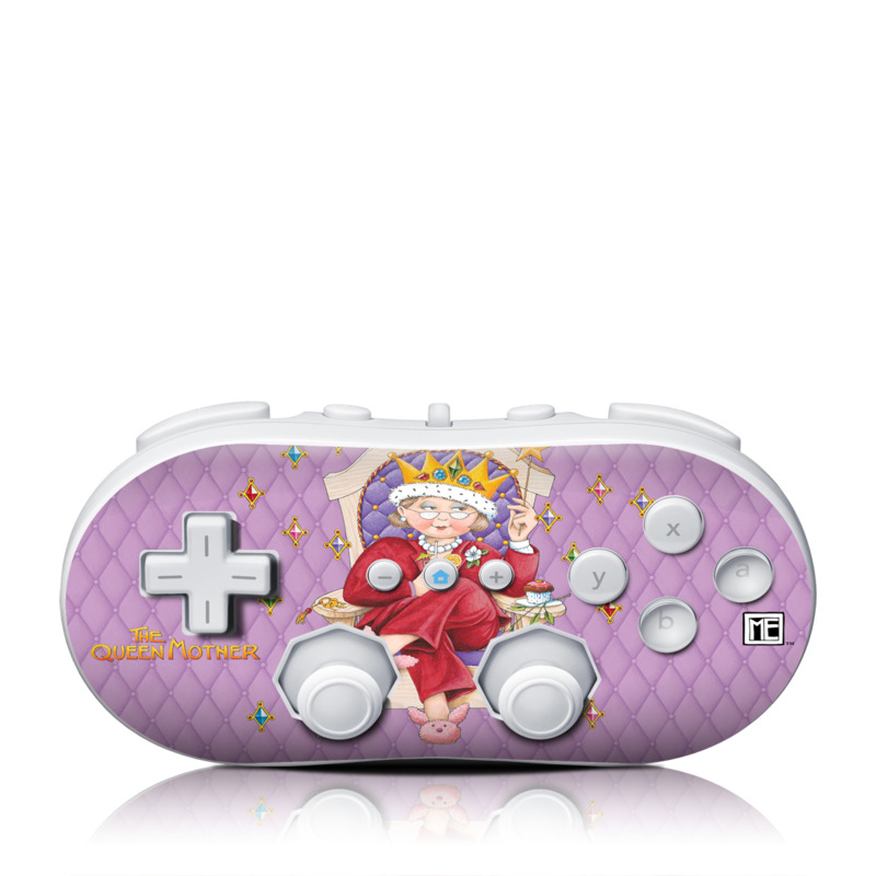 Wii Classic Controller Skin design of Illustration, Art, Blessing, with gray, red, green, pink, purple, orange colors
