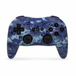 Digital Sky Camo Wii Classic Controller Pro Skin