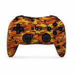 Orange Camo Wii Classic Controller Pro Skin