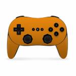 Solid State Orange Wii Classic Controller Pro Skin