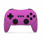 Solid State Vibrant Pink Wii Classic Controller Pro Skin
