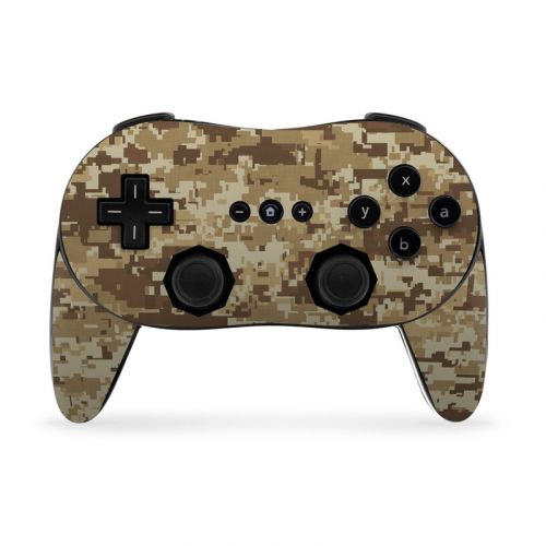 Coyote Camo Wii Classic Controller Pro Skin
