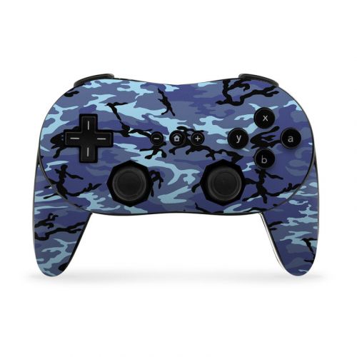 Sky Camo Wii Classic Controller Pro Skin