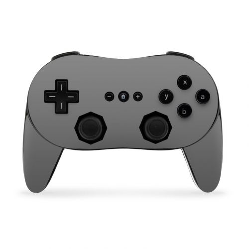 Solid State Grey Wii Classic Controller Pro Skin
