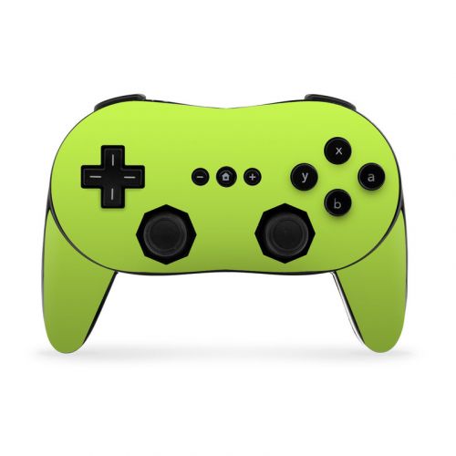 Solid State Lime Wii Classic Controller Pro Skin