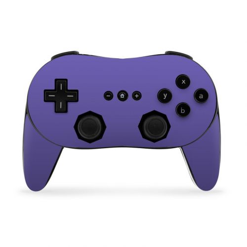 Solid State Purple Wii Classic Controller Pro Skin