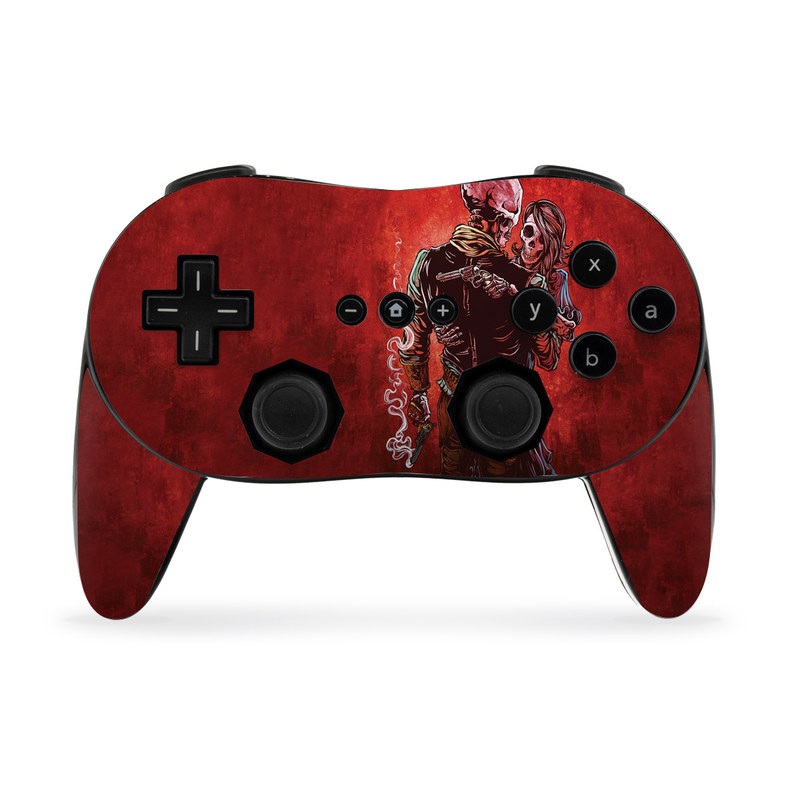 Wii Classic Controller Pro Skin design of Sleeve, Gesture, Painting, Art, Artist, Fictional character, Drawing, Paint, Illustration, Visual arts, with red, black, white, gray, brown colors