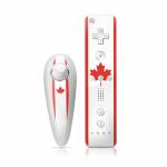 Canadian Flag Wii Nunchuk/Remote Skin