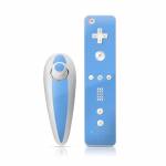 Solid State Blue Wii Nunchuk/Remote Skin