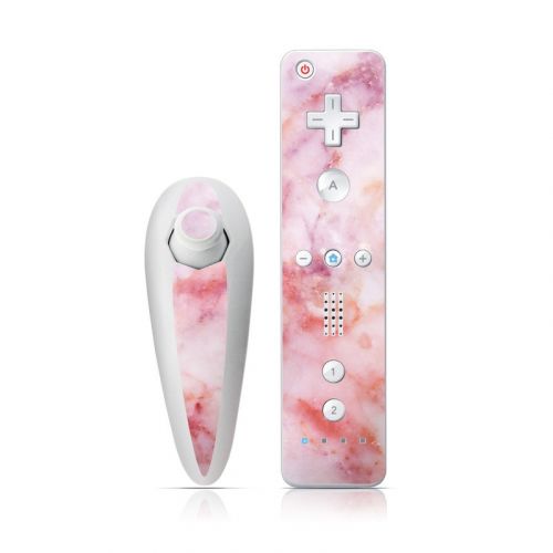 Blush Marble Wii Nunchuk/Remote Skin