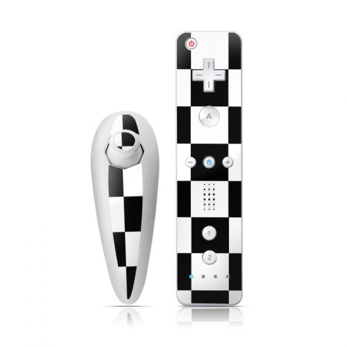 Checkers Wii Nunchuk/Remote Skin