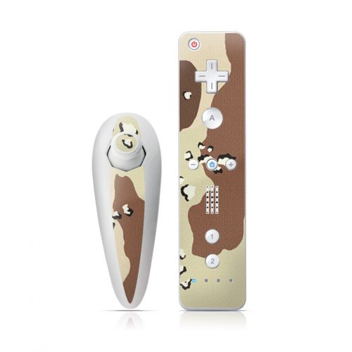 Desert Camo Wii Nunchuk/Remote Skin