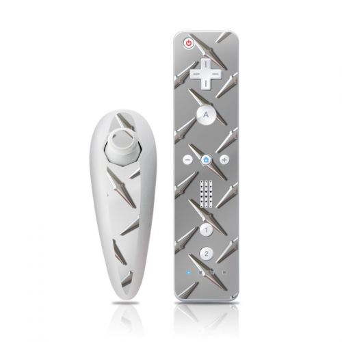 Diamond Plate Wii Nunchuk/Remote Skin