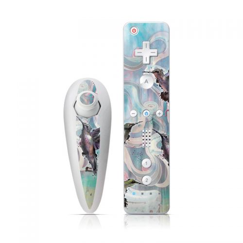 Hummingbirds Wii Nunchuk/Remote Skin