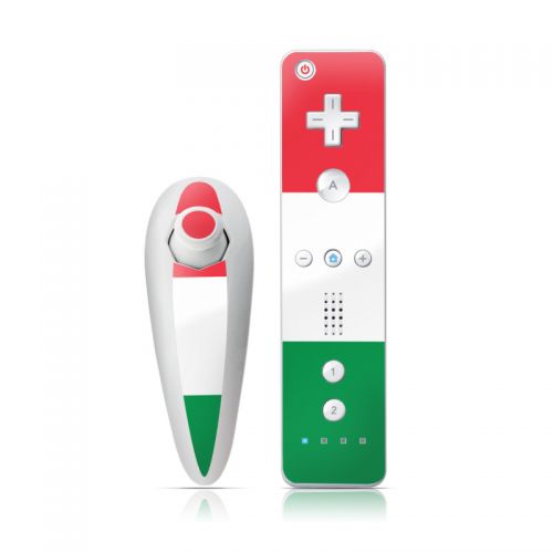 Italian Flag Wii Nunchuk/Remote Skin