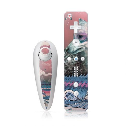 Lone Wolf Wii Nunchuk/Remote Skin