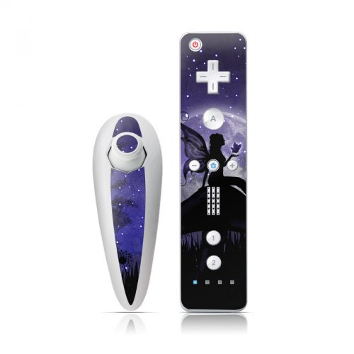 Moonlit Fairy Wii Nunchuk/Remote Skin