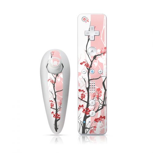 Pink Tranquility Wii Nunchuk/Remote Skin