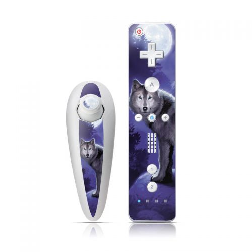 Wolf Wii Nunchuk/Remote Skin