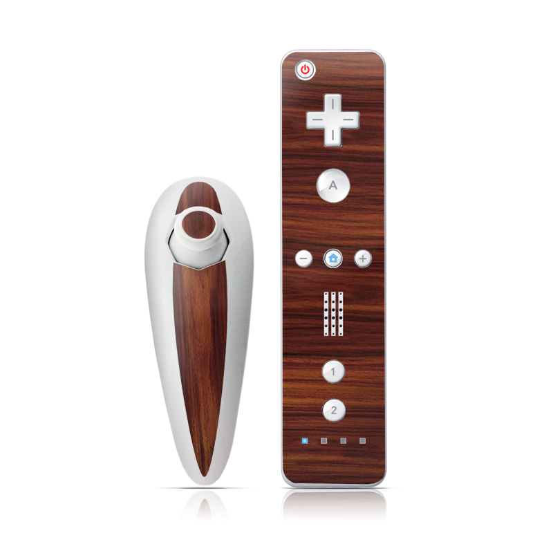 Wii Nunchuk Remote Skin design of Wood, Red, Brown, Hardwood, Wood flooring, Wood stain, Caramel color, Laminate flooring, Flooring, Varnish, with black, red colors