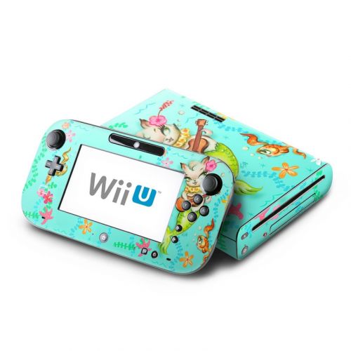 Merkitten with Ukelele Nintendo Wii U Skin
