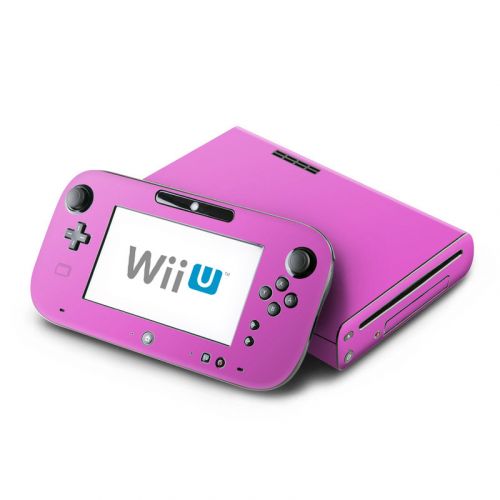 Solid State Vibrant Pink Nintendo Wii U Skin