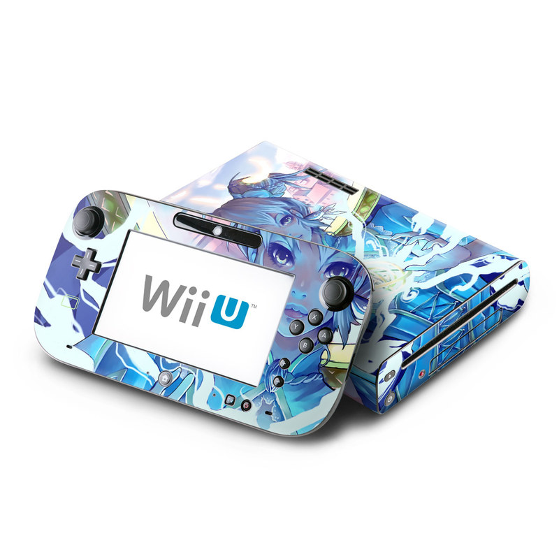 Wii U Skin design of Cg artwork, Anime, Cartoon, Sky, Long hair, Illustration, Fictional character, Black hair, Art, with blue, purple, pink, white, yellow colors
