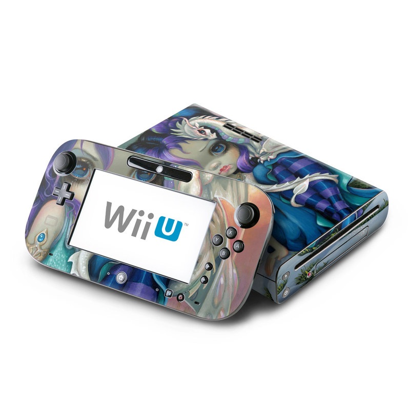 Wii U Skin design of Illustration, Fictional character, Cg artwork, Art, Mythology, Anime, Mythical creature, with green, blue, purple, yellow, red, white colors