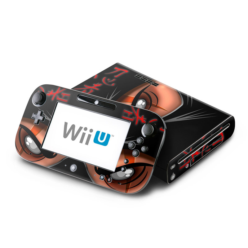 Wii U Skin design of Cartoon, Eye, Organ, Anime, Illustration, Mouth, Fictional character, Animation, Graphic design, Cg artwork, with black, red, green, pink, orange, gray colors