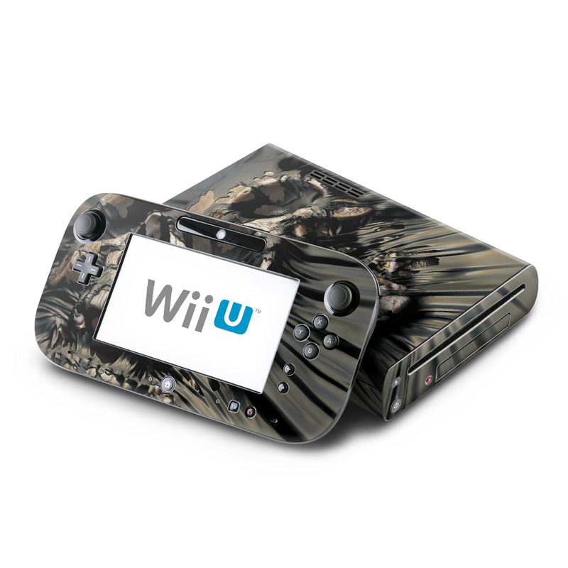 Wii U Skin design of Cg artwork, Fictional character, Illustration, Demon, Fiction, Supervillain, Mythology, Art, with black, green, gray, red colors