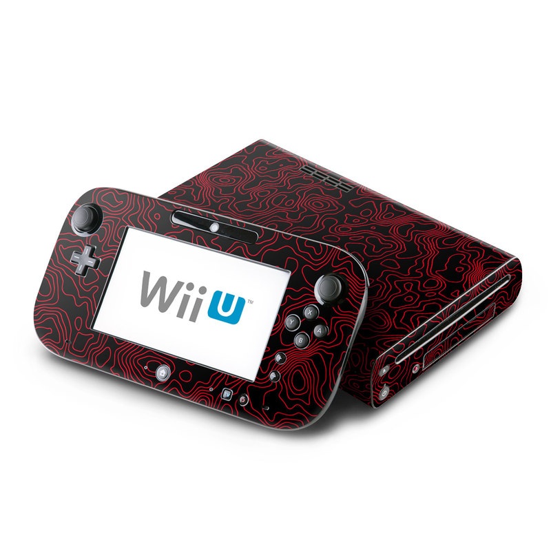 Wii U Skin design of Pink, Art, Motif, Magenta, Font, Pattern, Symmetry, Rectangle, Circle, Electric blue, with black, red colors